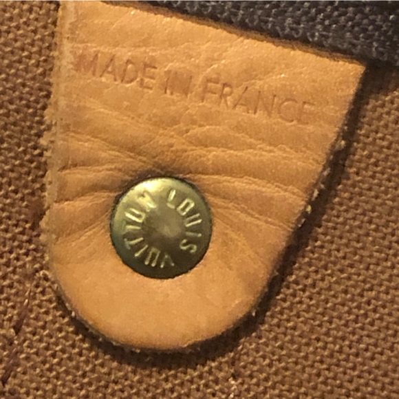 LOUIS VUITTON KeepAll LV 50 Boston Weekend Shoulder Bag Crossbody Tote Authentic - Picture 9 of 16